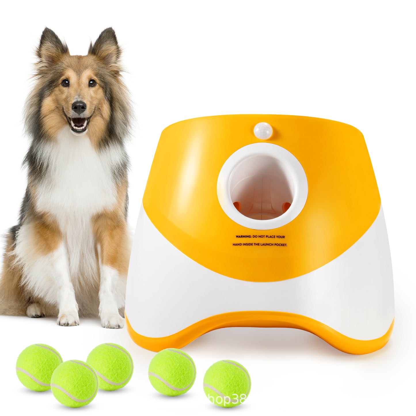 Pet Dog Automatic Multicolor Ball Machine Outdoor Throwing Tennis Training Exercise Intelligence Medium Dog Home Toys