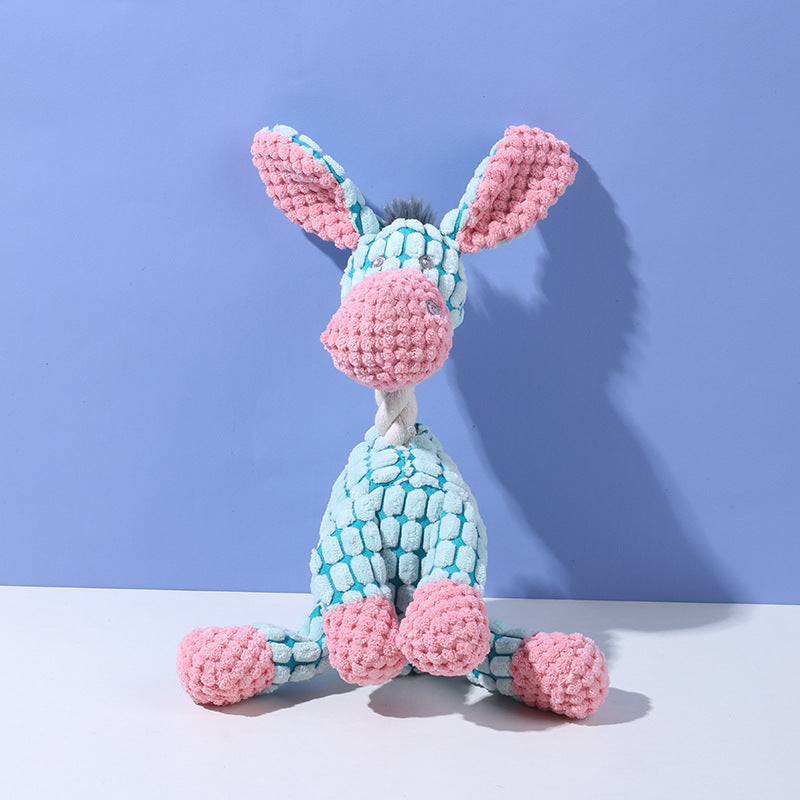 Dog toys resistant teething puppies dog plush vocalization self-hilarity relief artifact puppy pet sound toys