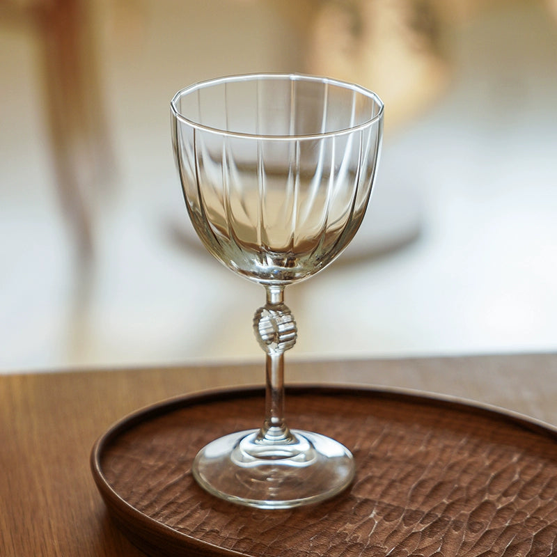 ๅๆins wind champagne glass retro glass goblet red wine glass home white wine fruit wine cup creative