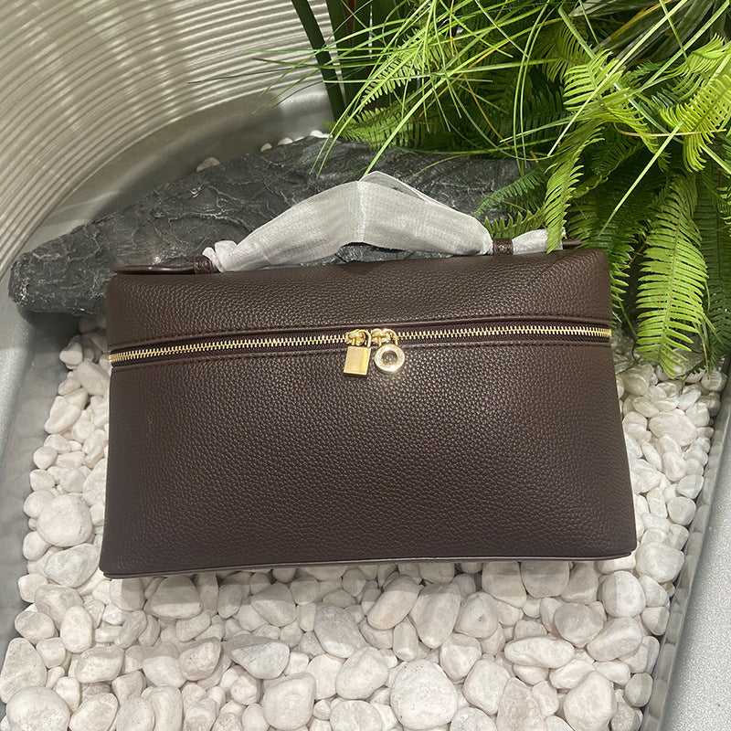 New LP Bag L19 Lunch Box Bag One Shoulder Crossbody Portable Simple and Fashionable