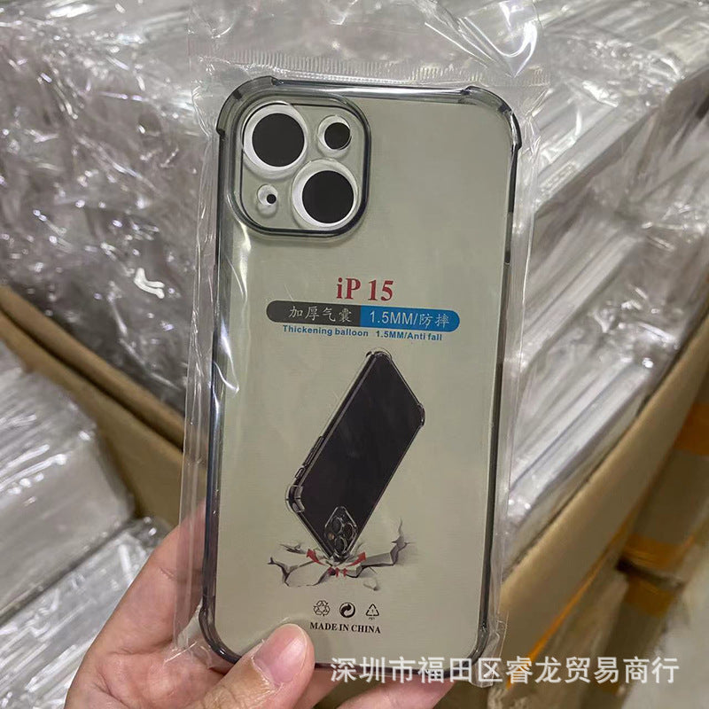 Transparent applicable apple 15 16 drop proof 14 phone case iphone13 pro phone case PM soft shell 11 wholesale 13