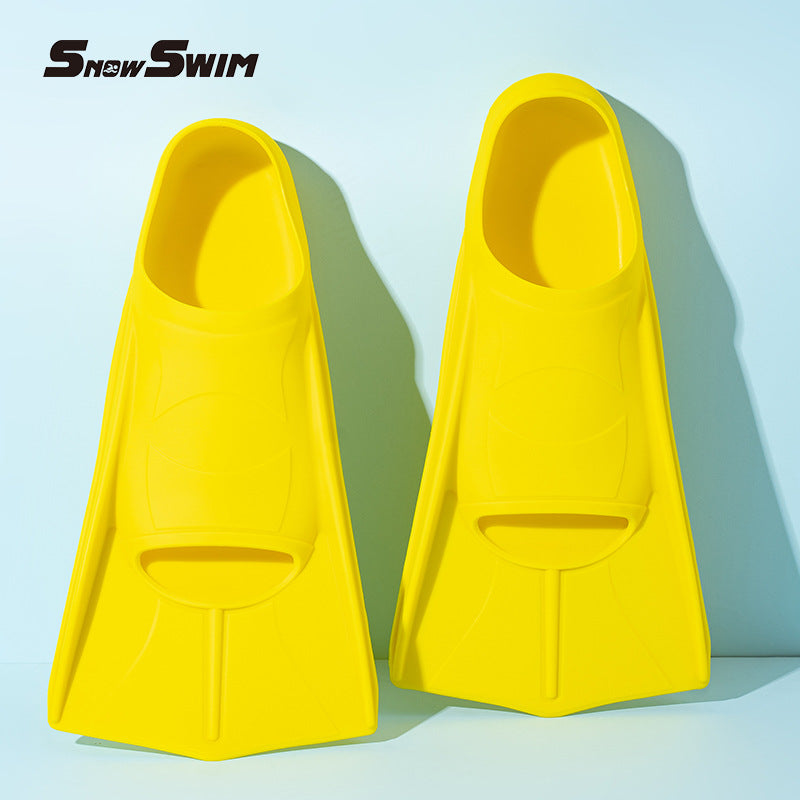 Professional swimming fins silicone fins children adult diving fins training diving equipment silicone fins