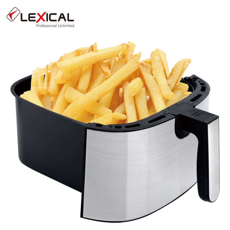 8L Stainless Steel Touch-Control Air Fryer Smokeless, Low-Oil, Multi-Function Electric Fryer for Home Wholesale & Cross-Border Shipping