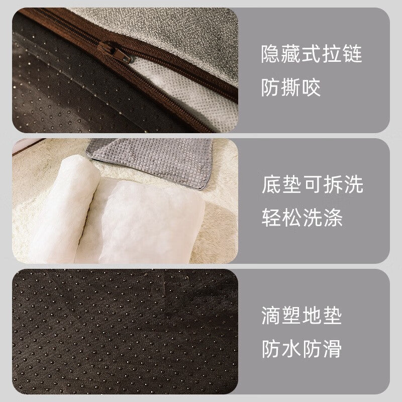 The kennel is universal for all seasons, large dog sleeping mats, detachable and washable pet mats, winter dog beds, dog mats, and sleeping mats