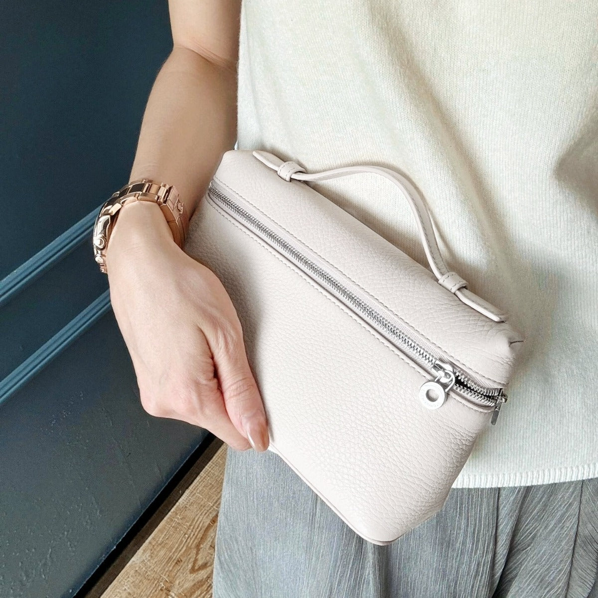 New LP Bag L19 Lunch Box Bag One Shoulder Crossbody Portable Simple and Fashionable