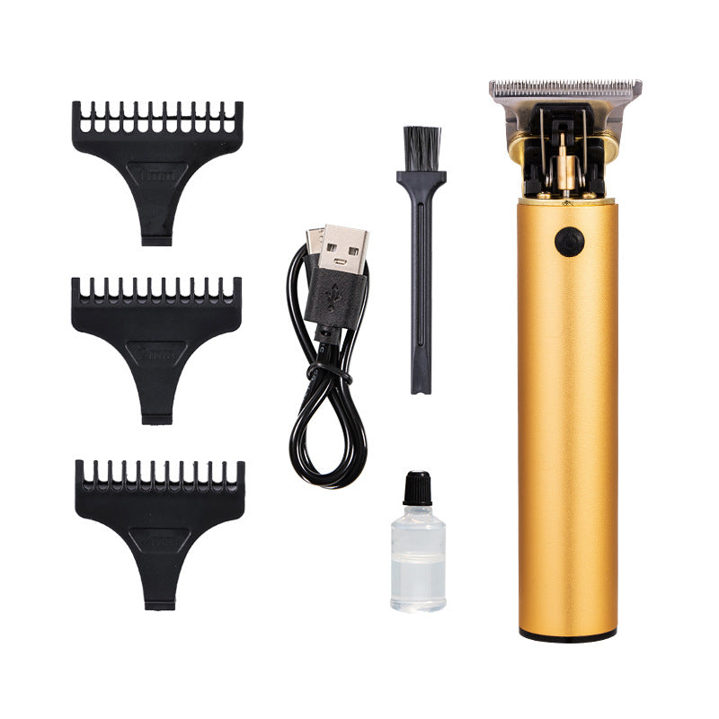 Hair clipper electric household shaved head electric clipper retro oil head charging engraving electric hair clipper cross border haircut clipper