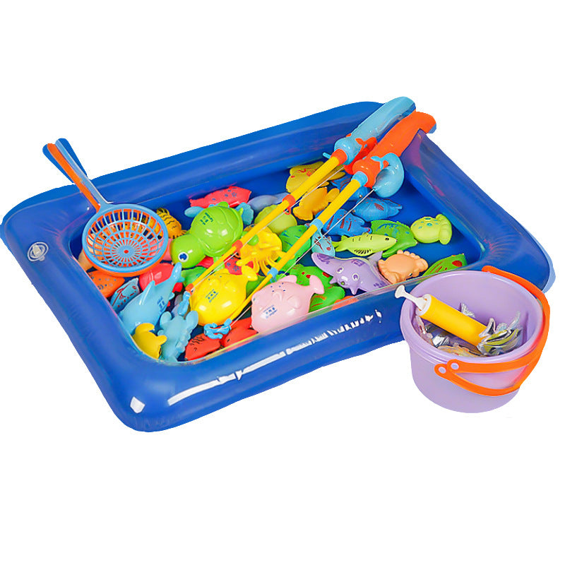 Strictly select boys, age puzzle fishing, toy pool, magnetic sucking baby, female early education, fishing sister and brother toys, children's gifts