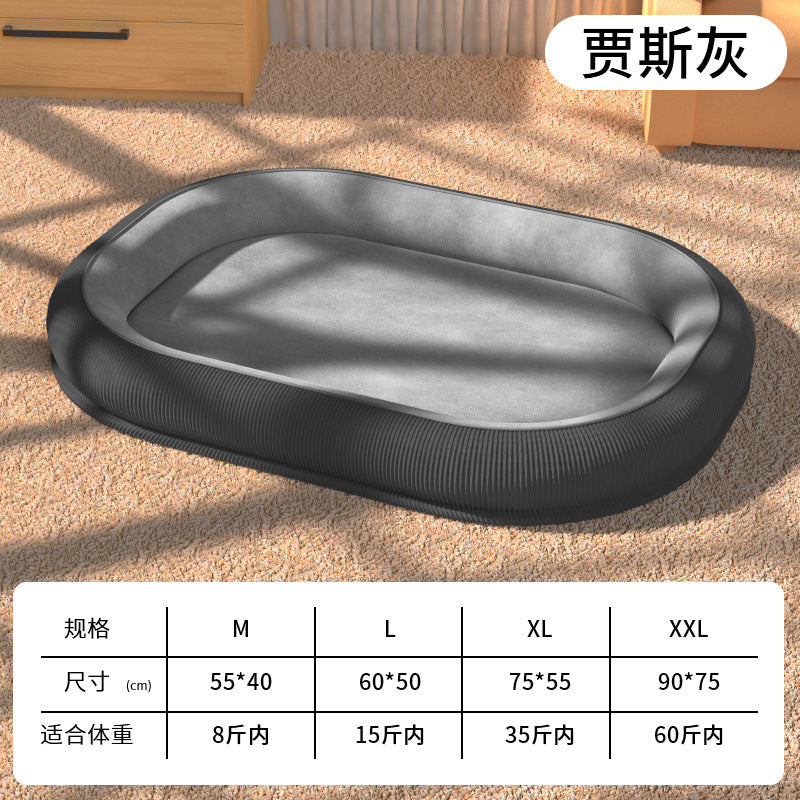 Dog kennel all-season universal removable and washable dog mat winter warmth large, medium and small dog sleeping cat kennel pet nest