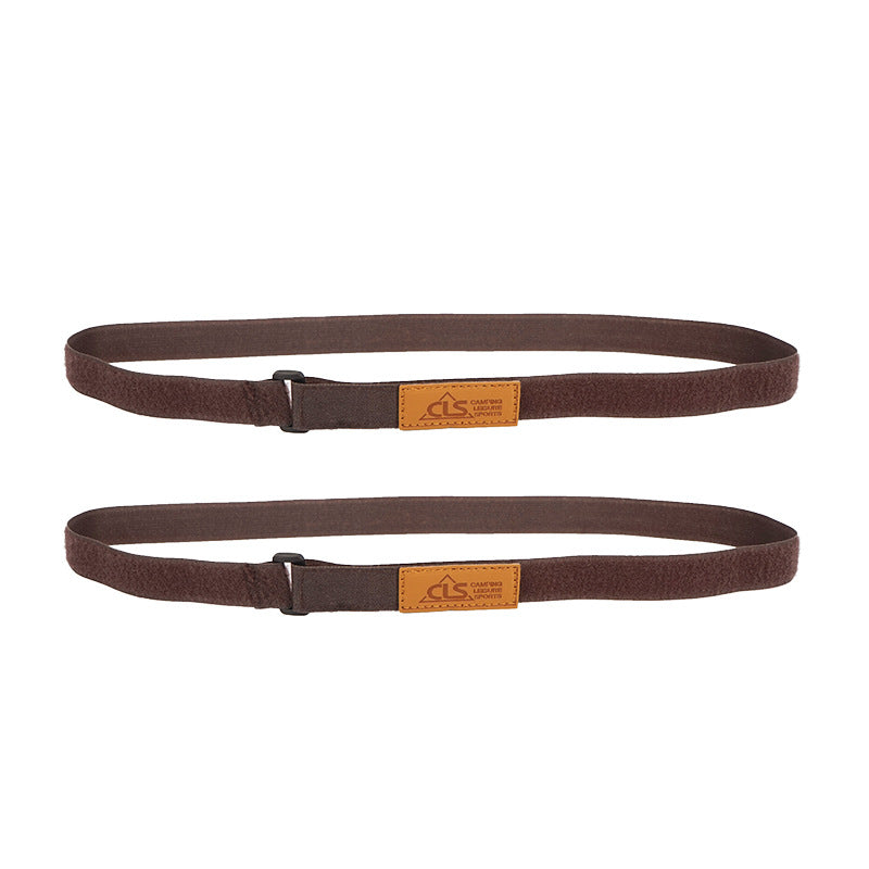 Outdoor camping strapping strap travel equipment luggage tent storage strapping strap Velcro strap 2 pack