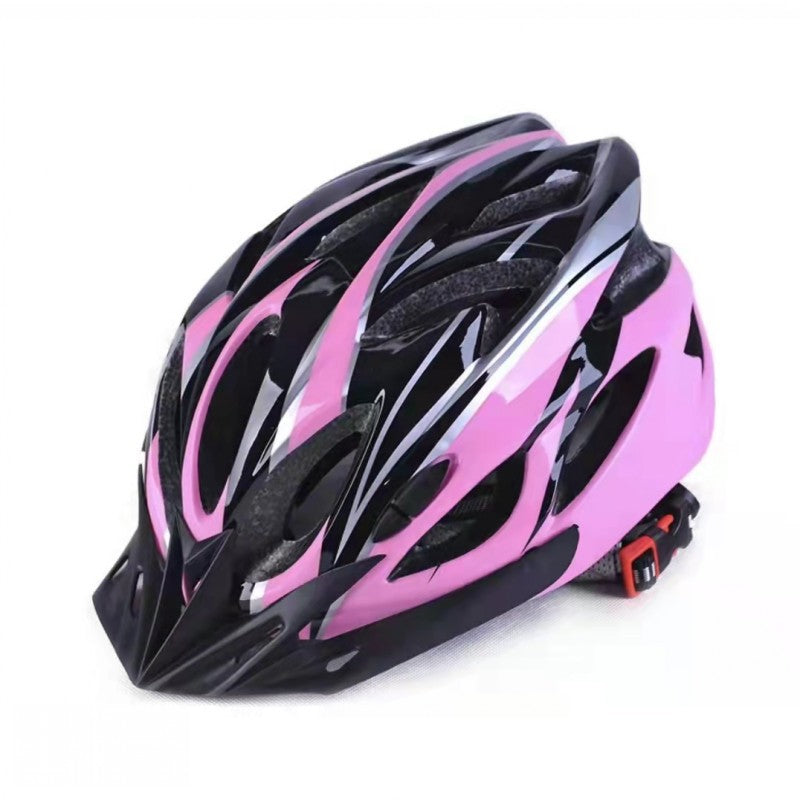 Outdoor cycling one-piece helmet is porous, breathable, ultra-light, and unisex in summer, and the size adjustable safety helmet