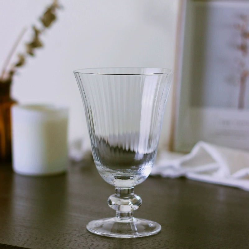 Medieval short-legged red wine glass Japanese cocktail glass glass wine set creative cold drink glass beer glass fruit wine glass