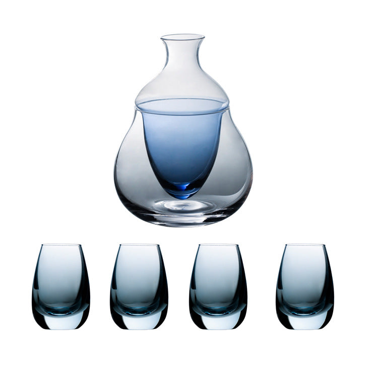Japanese creative Toyo Sasaki glass Japanese sake cup sake jug cold wine jug ice wine jug wine warm wine jug