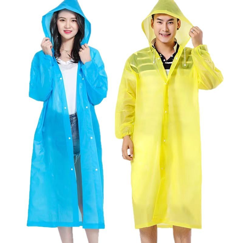 Raincoat thickened for adults to wear outside, travel portable, outdoor mountaineering, single long full-body rainstorm, disposable poncho