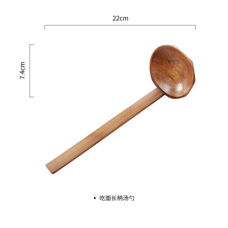 Japanese-style wooden tableware chicken wing wooden chopsticks household paint-free hot pot chopsticks kitchen public chopsticks 10 pairs wholesale