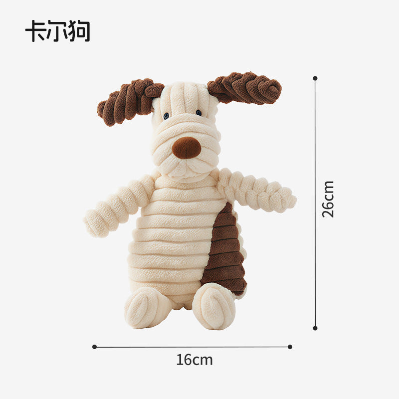 Dog toys resistant teething puppies dog plush vocalization self-hilarity relief artifact puppy pet sound toys