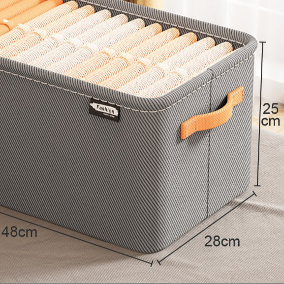 clothing storage basket, thickened steel frame storage box, miscellaneous clothing and pants storage artifact, a must-have for home and dormitory