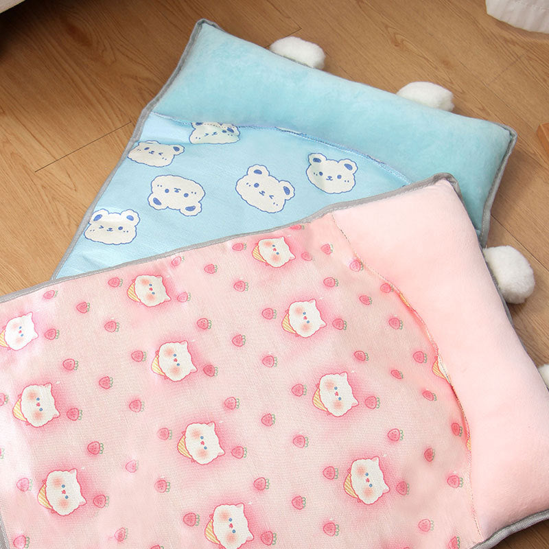 Kennel Cat Kennel Summer Ice Silk Mats Dog Kennel Pet Supplies Teddy Small Medium Dog Bed All Seasons Universal