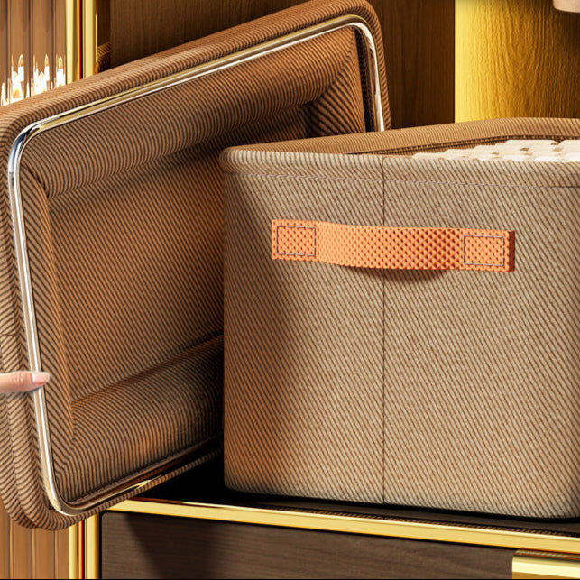 clothing storage basket, thickened steel frame storage box, miscellaneous clothing and pants storage artifact, a must-have for home and dormitory