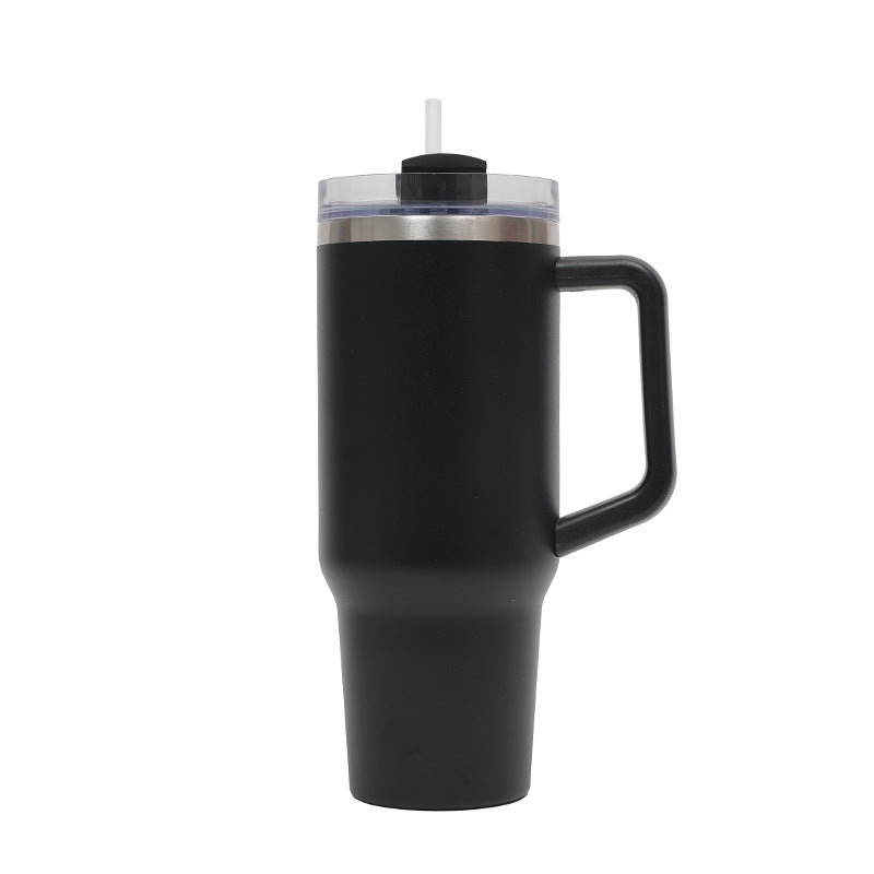 New hand-held car car mug Ice Fighter Cup mini thermos mug female high value cute stainless steel thermos water cup