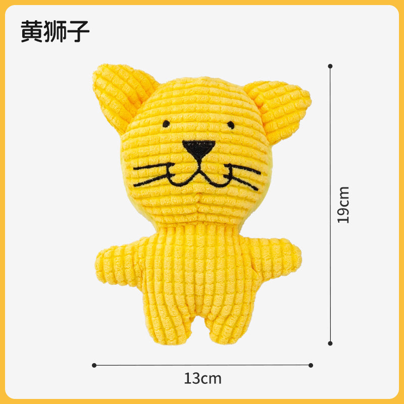 Dog toys resistant teething puppies dog plush vocalization self-hilarity relief artifact puppy pet sound toys