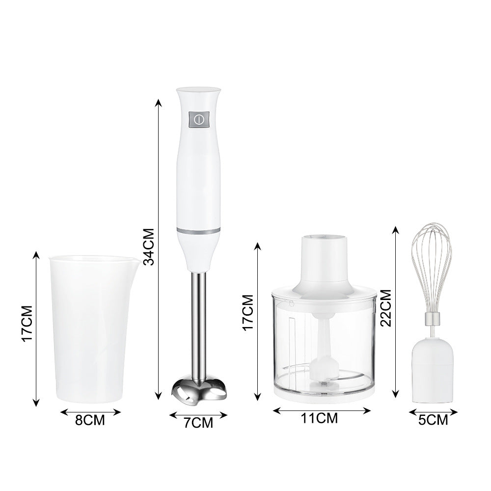 European standard multifunctional kitchen hand-held cooking stick baby food supplement electric stirring stick cooking machine juicer meat grinder