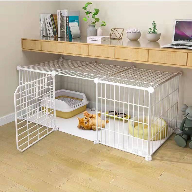 Cat cage with toilet villa extra large free space indoor empty cage cat house home three-tier small cat cat litter
