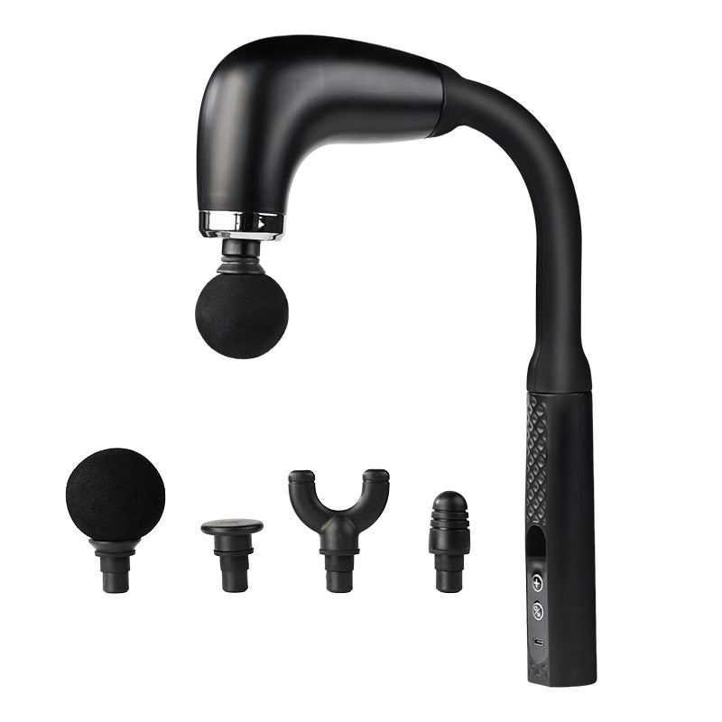 U-shaped hook fascia gun muscle relaxation massager fitness neck membrane vibration massager electric shoulder and neck massage gun