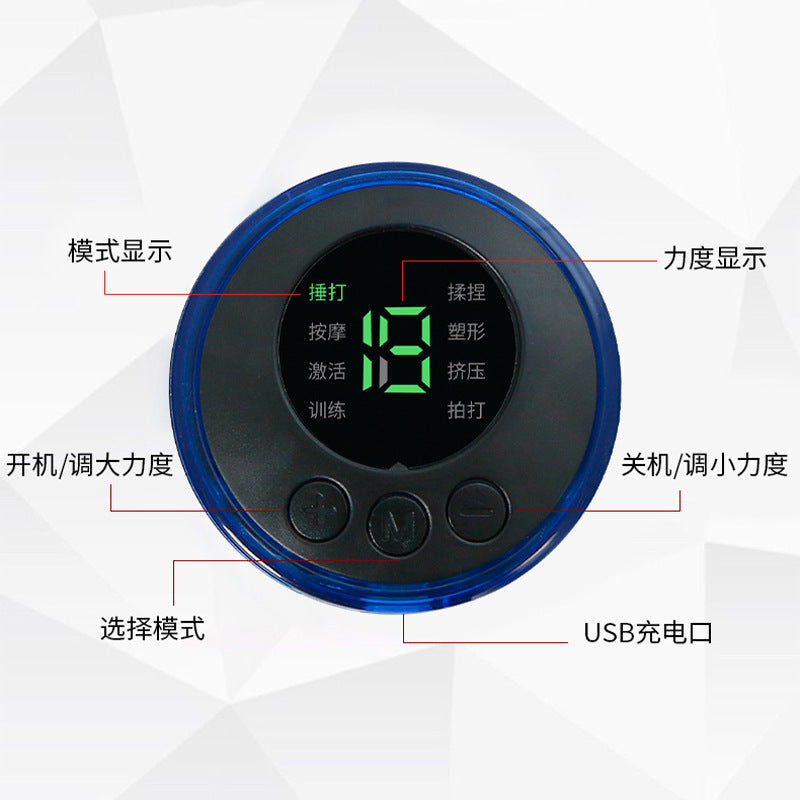 Cervical Spine Pulse Massage Patch EMS Portable Electrotherapy Mini Massager Shoulder and Neck Smart Electric Neck Massager