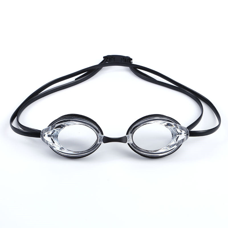 myopia swimming goggles adult swimming goggles equipment high-definition waterproof anti-fog silicone goggles transparent swimming goggles box wholesale
