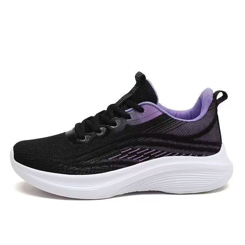 Women's shoes, sneakers, women's summer new running shoes, shock-absorbing shoes, soft-soled mesh casual shoes, breathable running shoes