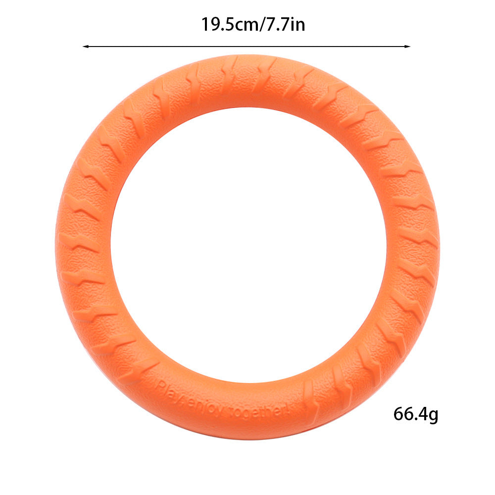 EVA pet toys dog frisbee bite ring dog toys can't bite teeth grinding pet ball puppy supplies dog pull tab
