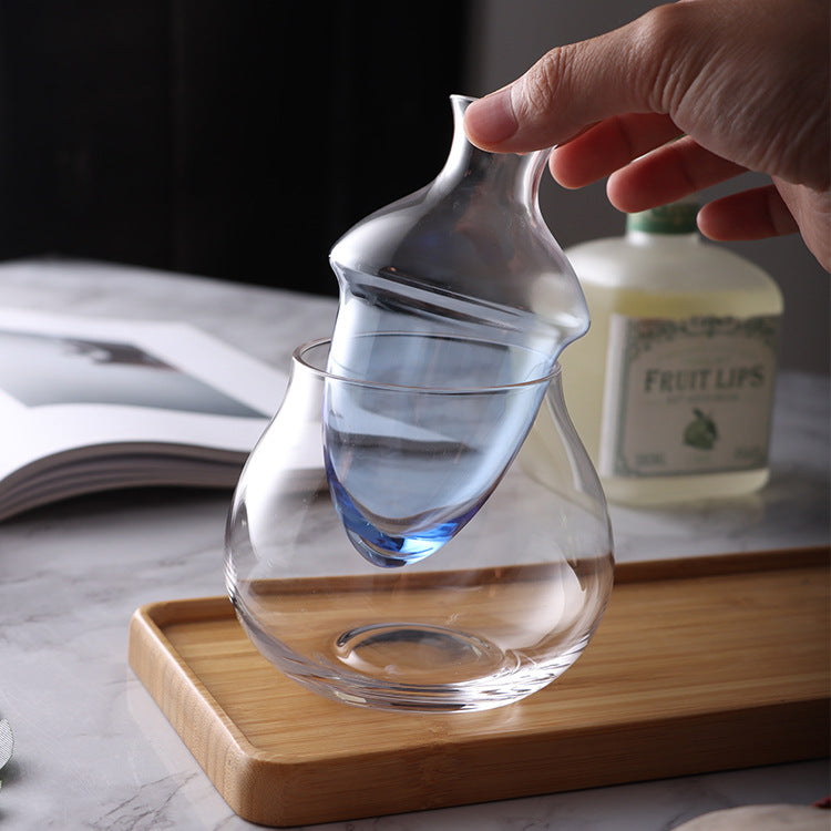 Japanese creative Toyo Sasaki glass Japanese sake cup sake jug cold wine jug ice wine jug wine warm wine jug