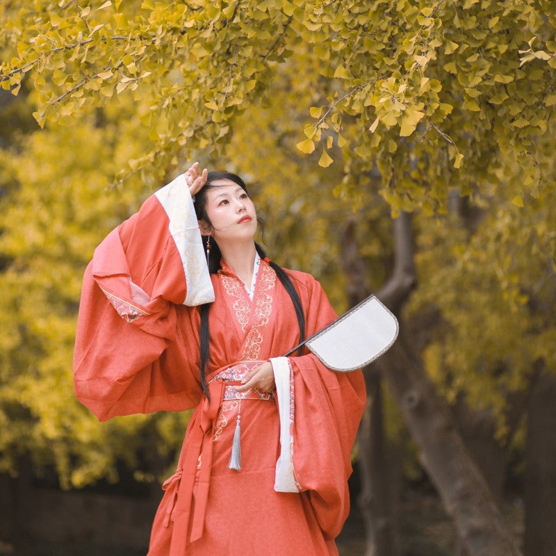 Purple bamboo imitation leather silk fan, long-handled special-shaped knife fan, Hanfu catwalk, photo props, mask fan, antique retro fan