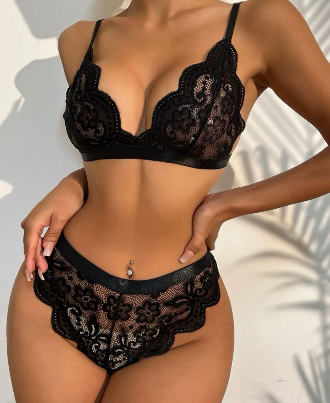 Lace Sling Split Lingerie Set – Adjustable Multi-Size Underwear for Women