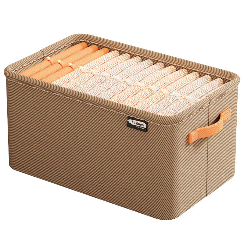 clothing storage basket, thickened steel frame storage box, miscellaneous clothing and pants storage artifact, a must-have for home and dormitory