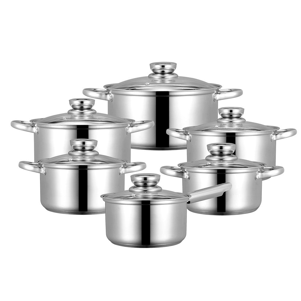 stainless steel pots and pans set kit source pots thickened cookware cookware soup pot cookware