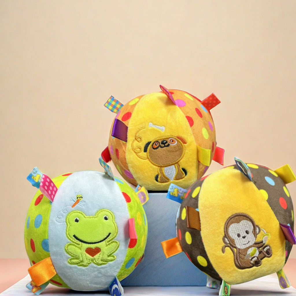 sound toys bell pet toy balls for small, medium and large dogs interactive relief pet plush toys