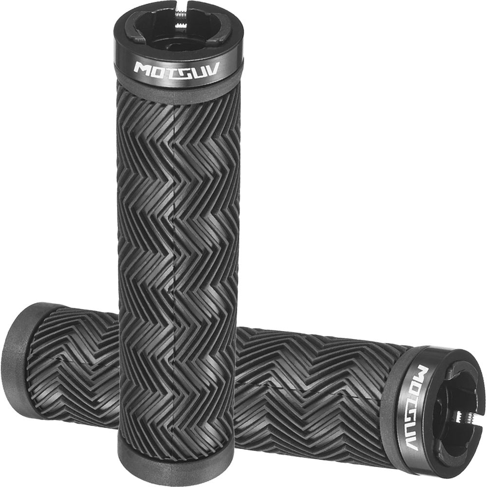 Bicycle grip lock, shock absorption, anti-slip, soft rubber riding skateboard, dead fly, mountain bike universal grip accessories