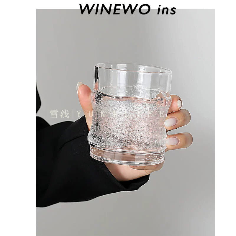 Limited ice cup hand feeling cup high-end whiskey glass Japanese glass super close-fitting wine glass beer glass