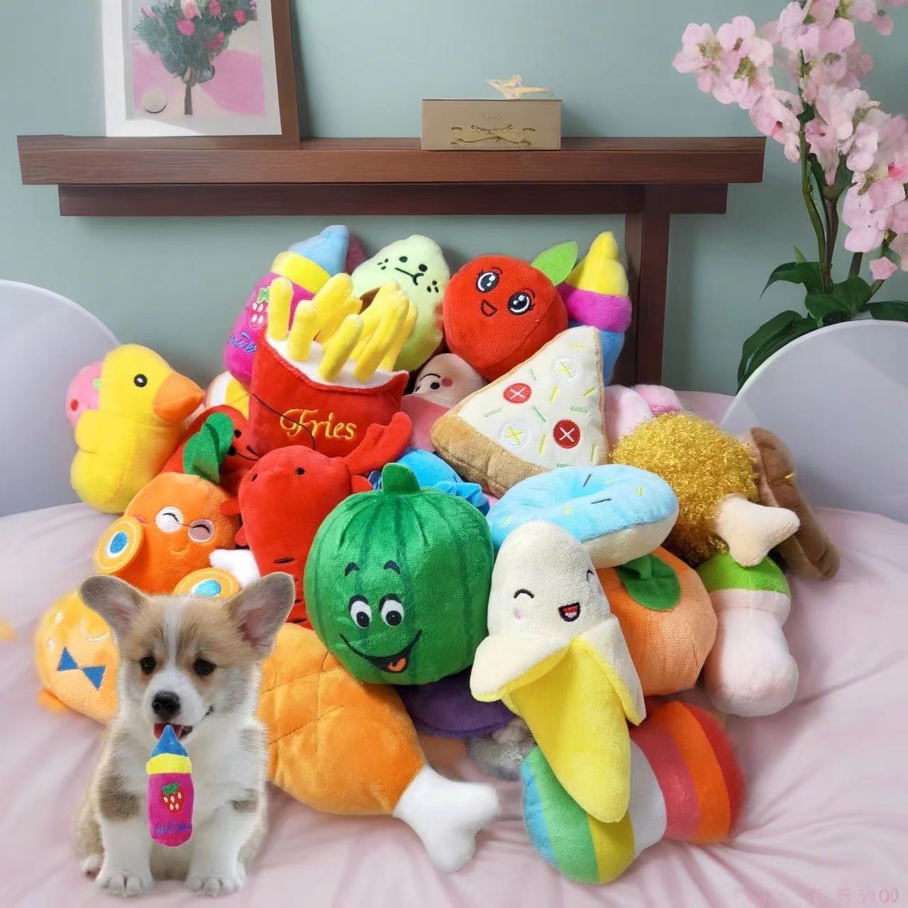 Pet sounds, toys, dogs, plush toys, cat supplies, teeth-resistant pet toys, hits