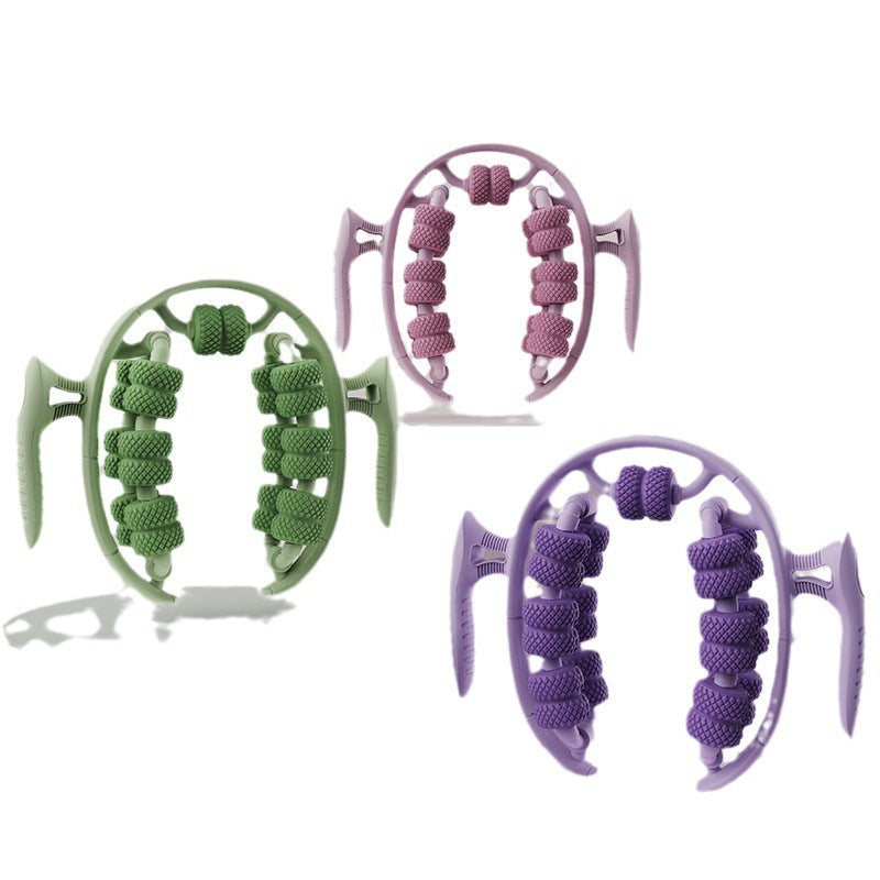 New Yoga Wheel Ring Leg Clamp Roller Leg Deep Muscle Relaxation Massage Equipment Fitness Sports Aid