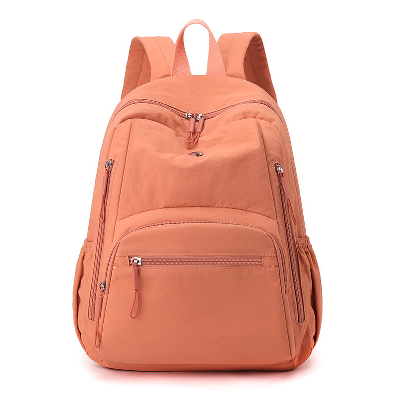 New ultralight waterproof parachute nylon cloth women's large capacity puff bag fashion niche women's backpack