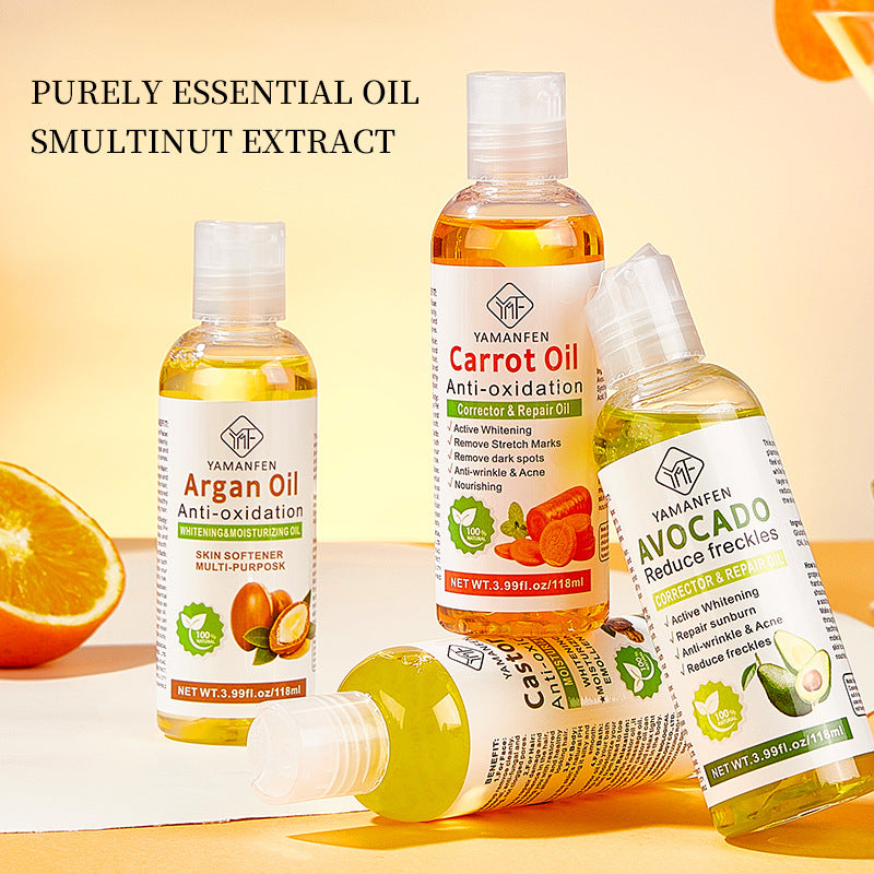 castor oil, natural emollient, vegetable oil, argan oil, avocado oil, facial body care, hair care, massage, essential oils, and skin care