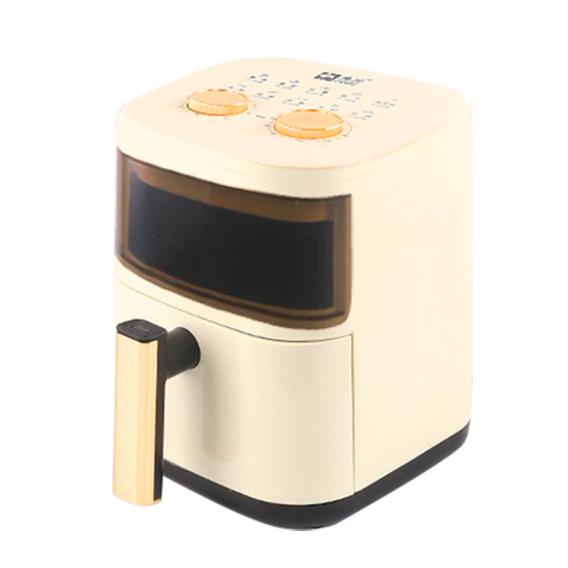 Camel Air Fryer 6L Household Large Capacity Electric Oven Off-White Roasted French Fries Machine Gift Visual Fryer