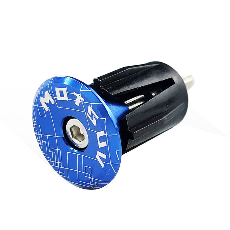 Bicycle aluminum alloy expansion handle plug handle cap mountain bike road bike bend handlebar handlebar expansion lock plug