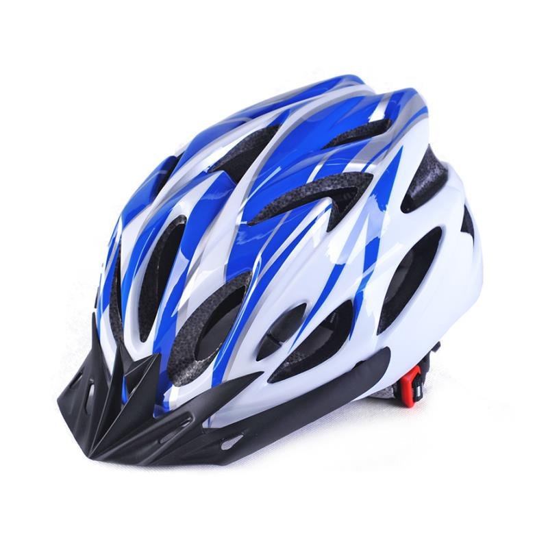 Outdoor cycling one-piece helmet is porous, breathable, ultra-light, and unisex in summer, and the size adjustable safety helmet