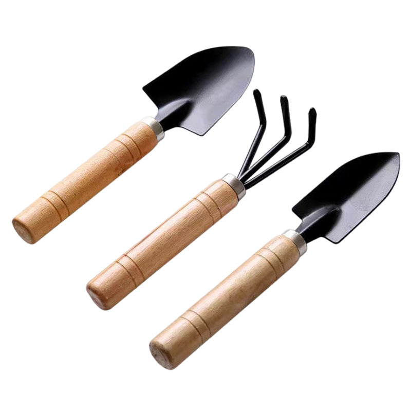 Gardening big three-piece potted small shovel garden small shovel indoor flower potted loose soil flower planting tool