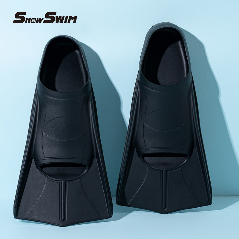 Professional swimming fins silicone fins children adult diving fins training diving equipment silicone fins