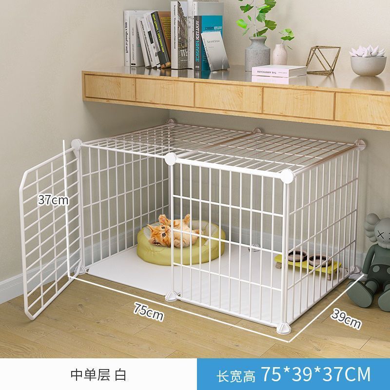 Cat cage with toilet villa extra large free space indoor empty cage cat house home three-tier small cat cat litter