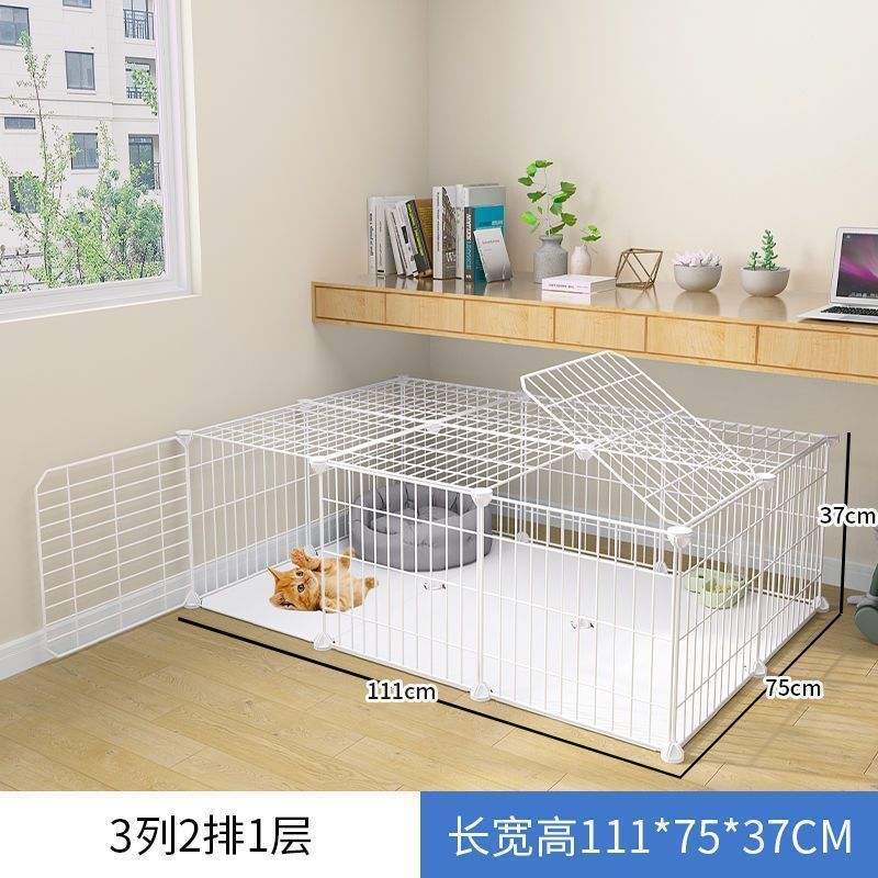 Cat cage with toilet villa extra large free space indoor empty cage cat house home three-tier small cat cat litter